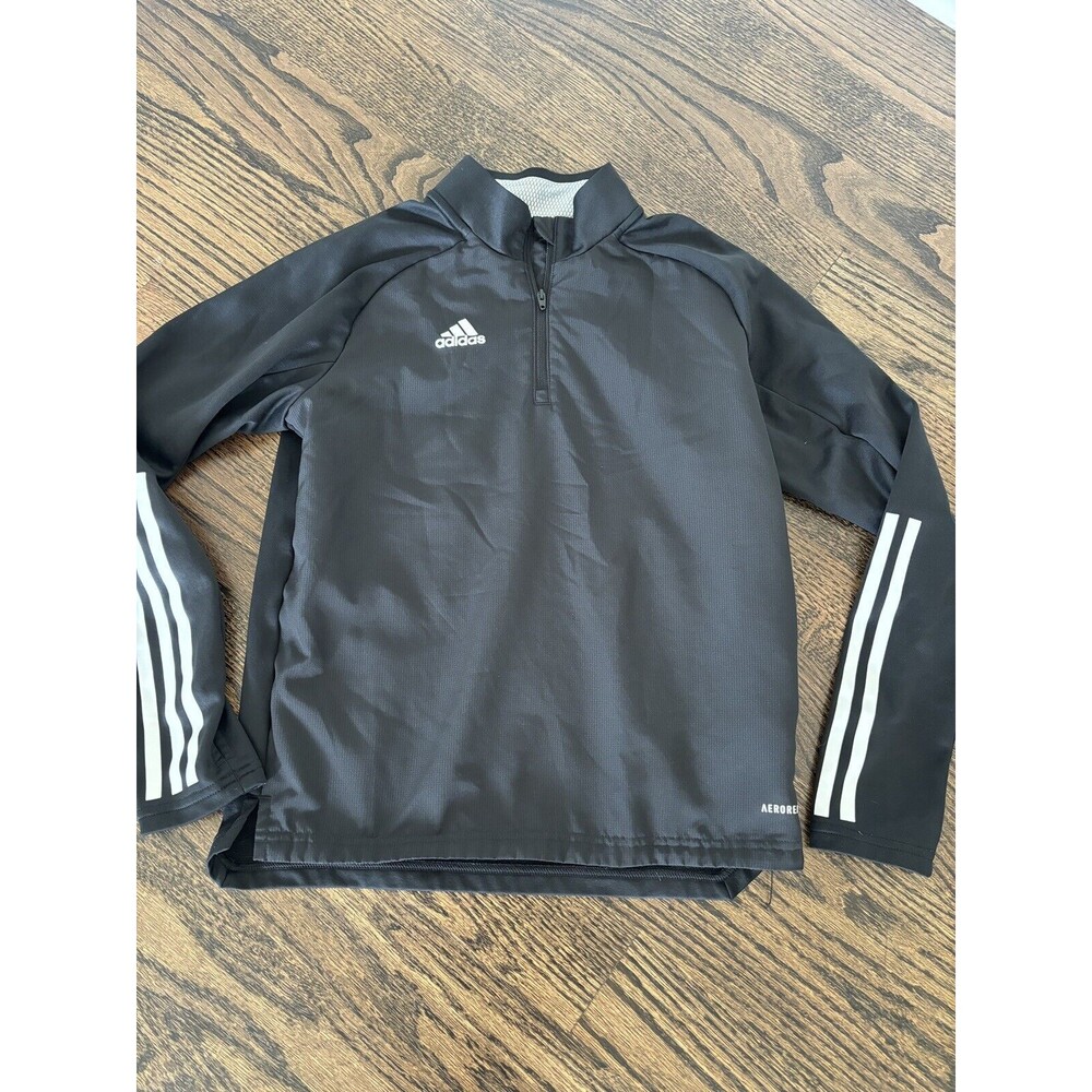 Adidas Condivo 20 Youth 11-12 Y Training Top Quarter Zip Kids Soccer Top Medium